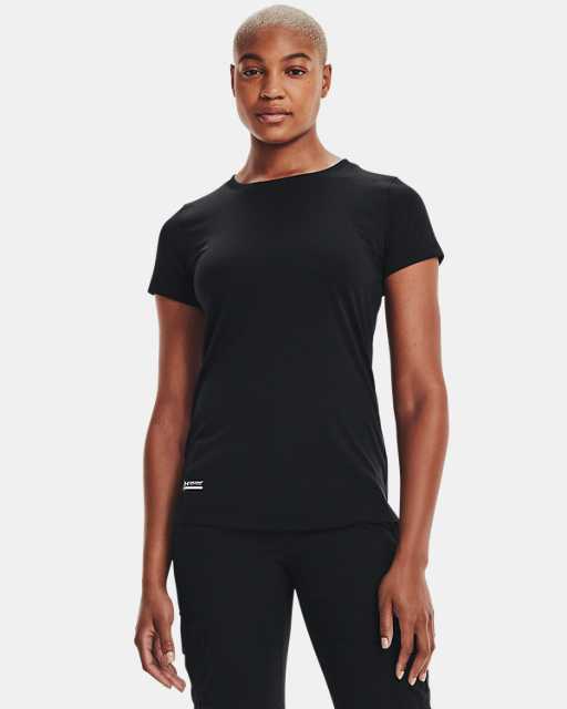 Under Armour Womens Live Repeat Hb Short-Sleeve Crew Neck T-Shirt 